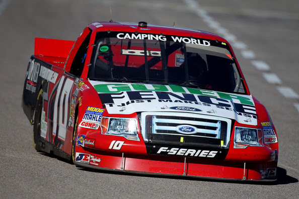 Jennifer Jo Cobb's NASCAR national series truck on track